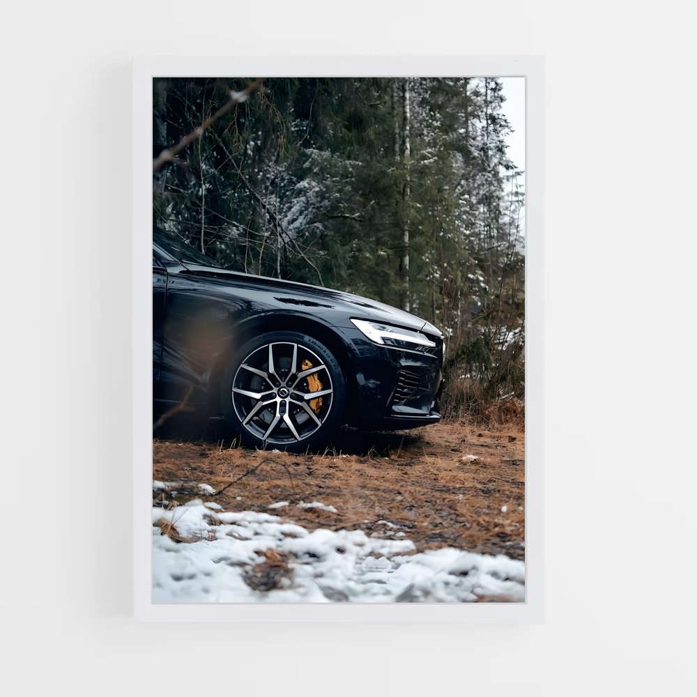 Poster Noire Tempête – affiche Volvo (vue 3)